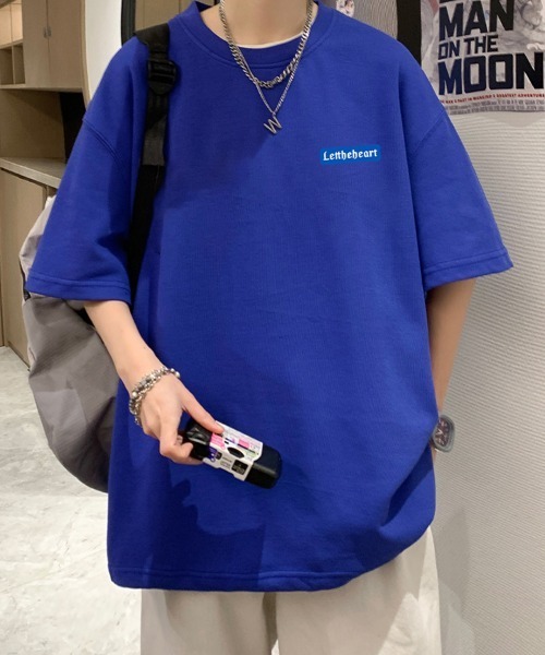 KELVIN(ケルヴァン)の「Badge Logo Tee バッジロゴTシャツ(Tシャツ/カットソー・メンズ・ブルー/グリーン/ホワイト/ブラック・FREE)」の4枚目の写真