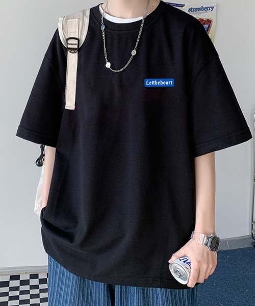 KELVIN(ケルヴァン)の「Badge Logo Tee バッジロゴTシャツ(Tシャツ/カットソー・メンズ・ブルー/グリーン/ホワイト/ブラック・FREE)」の7枚目の写真