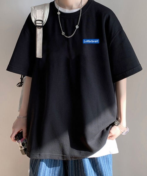 KELVIN(ケルヴァン)の「Badge Logo Tee バッジロゴTシャツ(Tシャツ/カットソー・メンズ・ブルー/グリーン/ホワイト/ブラック・FREE)」の8枚目の写真