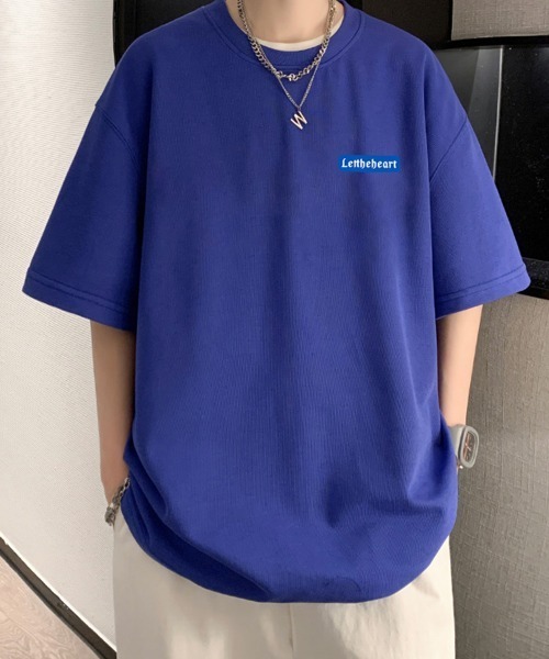 KELVIN(ケルヴァン)の「Badge Logo Tee バッジロゴTシャツ(Tシャツ/カットソー・メンズ・ブルー/グリーン/ホワイト/ブラック・FREE)」の5枚目の写真
