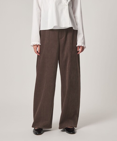 Steven Alan(スティーブンアラン)の「<Steven Alan>ランダム コーデュロイ ワイド パンツ(その他パンツ・レディース・オフホワイト/ダークブラウン/ブラック・S/M/L)」の3枚目の写真