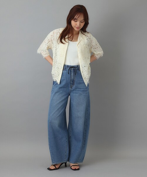 DRESSTERIOR(ドレステリア)の「ドロスト バギーカービーデニム(デニムパンツ・レディース・ブルー系その他・40/38/36/34)」の8枚目の写真