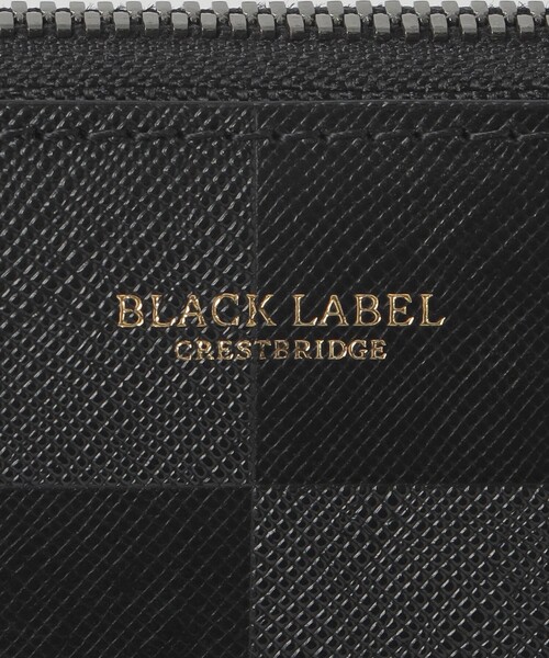 BLACK LABEL CRESTBRIDGE(ブラックレーベル・クレストブリッジ)の「エンボスチェックスクエアクラッチバッグ(ハンドバッグ・メンズ・ブラック・FREE)」の6枚目の写真