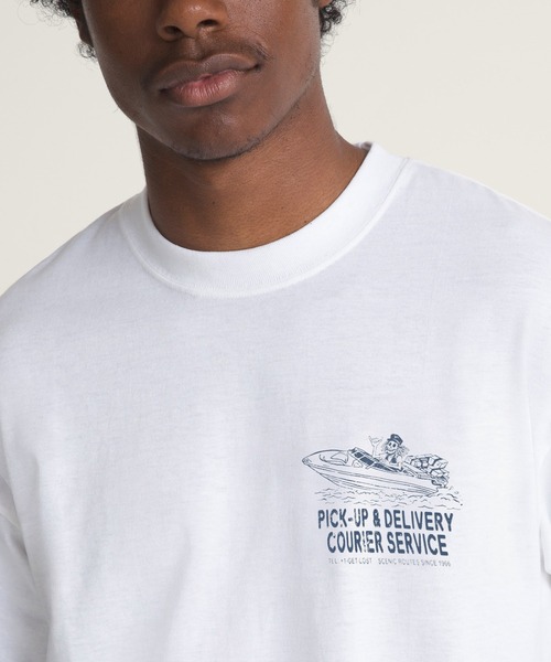 VANS(バンズ)の「PAULY'S DELIVERY Tシャツ / Pauly's Delivery SS Tee White VN000X27WHT1(Tシャツ/カットソー・メンズ・ホワイト・XX-LARGE/MEDIUM/X-LARGE/SMALL/LARGE)」の2枚目の写真