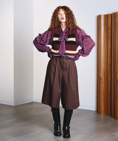 ROSE BUD(ローズバッド)の「CULOTTE PANTS(その他パンツ・レディース・ブラウン/ベージュ・S/M)」の18枚目の写真