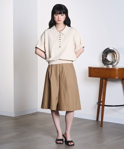 ROSE BUD(ローズバッド)の「CULOTTE PANTS(その他パンツ・レディース・ブラウン/ベージュ・S/M)」の3枚目の写真