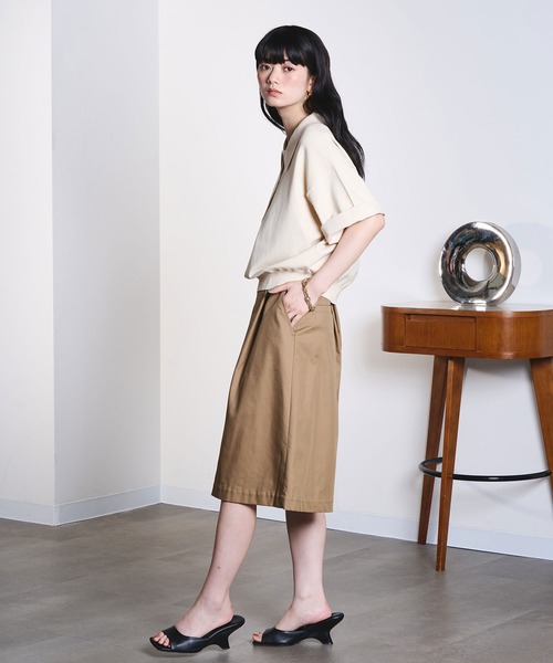 ROSE BUD(ローズバッド)の「CULOTTE PANTS(その他パンツ・レディース・ブラウン/ベージュ・S/M)」の4枚目の写真