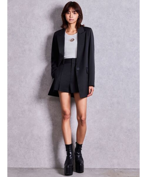 GYDA(ジェイダ)の「ハイウエストSHINYショートパンツ【セットアップ着用可能】(その他パンツ・レディース・ブラック/ブラウン・FREE)」の17枚目の写真