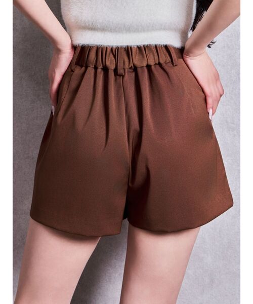 GYDA(ジェイダ)の「ハイウエストSHINYショートパンツ【セットアップ着用可能】(その他パンツ・レディース・ブラック/ブラウン・FREE)」の21枚目の写真