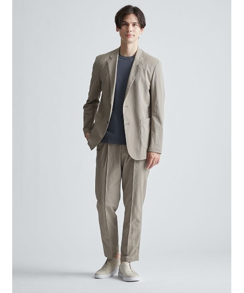 AOURE(アウール)の「VINTAGE NYLON SETUP PANTS(スラックス・メンズ・チャコールグレー/ライトベージュ/カーキ・LARGE/MEDIUM)」の6枚目の写真