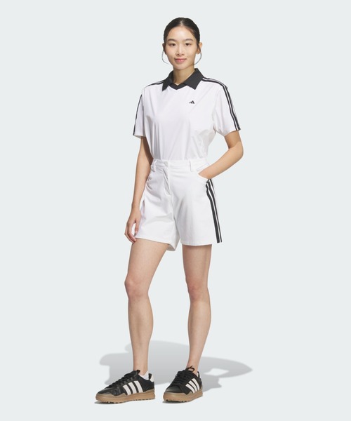 adidas(アディダス)の「スリーストライプス 5インチ ショーツ / ハーフパンツ【adidas Golf/アディダスゴルフ】(その他パンツ・レディース・ホワイト・SMALL/MEDIUM/LARGE/X-LARGE/X-SMALL)」の3枚目の写真