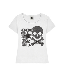 ROBBER レディース Uネックスリムフィット半袖Tシャツ 6 COLORS