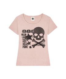 ROBBER レディース Uネックスリムフィット半袖Tシャツ 6 COLORS