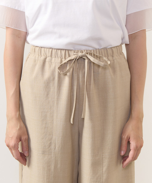 MELROSE claire(メルローズ クレール)の「【麻調クロスイージーパンツ】(その他パンツ・レディース・グレー/ベージュ/ブラック/ブラウン・3/2)」の12枚目の写真