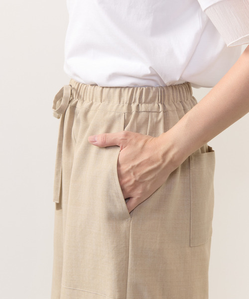 MELROSE claire(メルローズ クレール)の「【麻調クロスイージーパンツ】(その他パンツ・レディース・グレー/ベージュ/ブラック/ブラウン・3/2)」の14枚目の写真