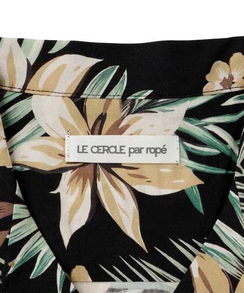 LE CERCLE par rope'(ルセルクルパーロペ)の「ダークアロハシャツ(シャツ/ブラウス・メンズ・チャコールグレー/ブラック・M/L)」の22枚目の写真