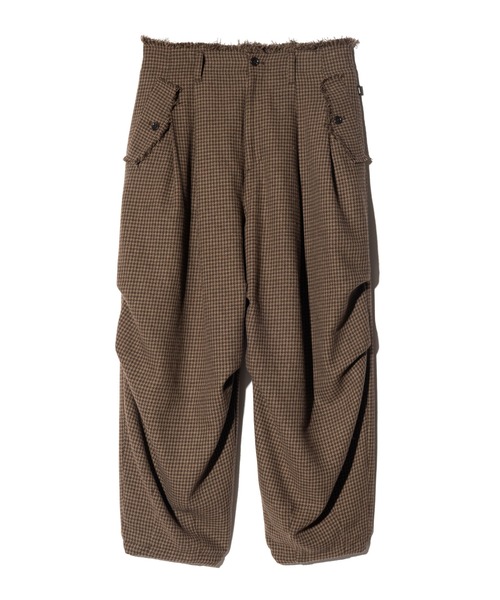 glamb(グラム)の「Damage Houndstooth Pants / ダメージハウンドトゥースパンツ(その他パンツ・メンズ・グレー/ブラウン・S/M/L)」の3枚目の写真