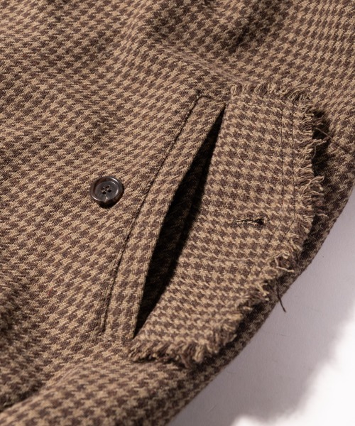glamb(グラム)の「Damage Houndstooth Pants / ダメージハウンドトゥースパンツ(その他パンツ・メンズ・グレー/ブラウン・S/M/L)」の14枚目の写真