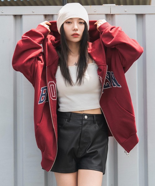 WEGO(ウィゴー)の「WEGO/【26年秋冬新作】PUマイクロショートパンツ(その他パンツ・レディース・ブラック・SMALL/MEDIUM)」の3枚目の写真