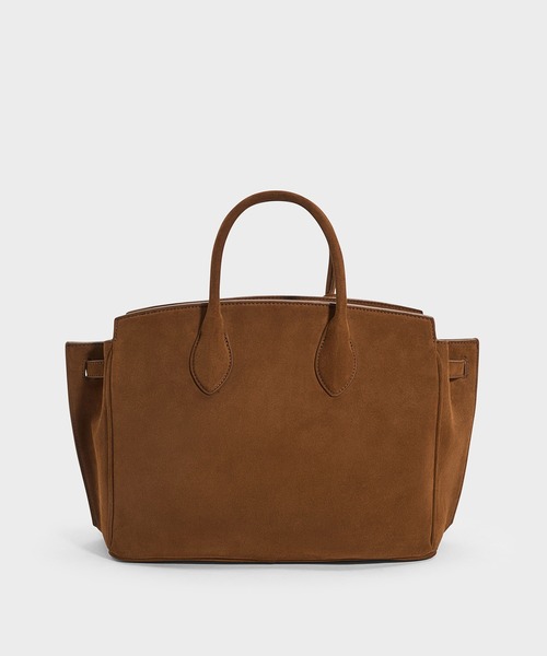 CHARLES & KEITH（チャールズ & キース）の「Ginevra ラージジネヴラ トートバッグ（トートバッグ・レディース・ダークブラウン系5・L）」の7枚目の写真