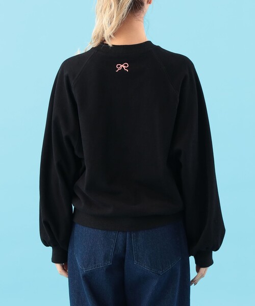 CAROLINA GLASER(カロリナ グレイサー)の「リボンフラワー スウェット(スウェット・レディース・ホワイト/ブラック・ONE SIZE)」の15枚目の写真