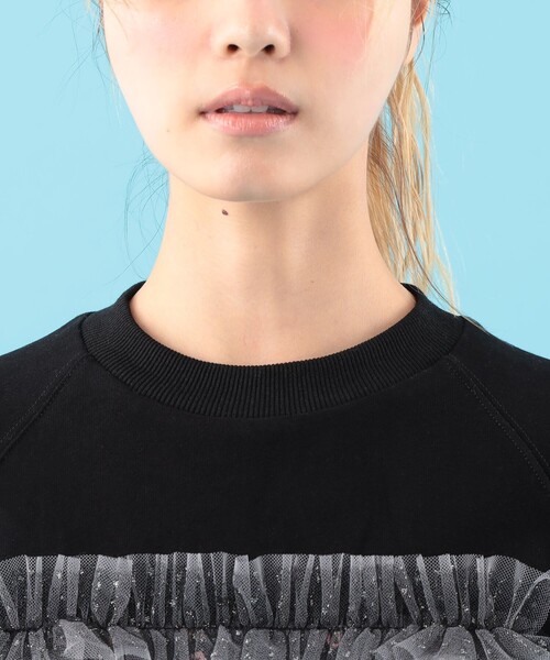 CAROLINA GLASER(カロリナ グレイサー)の「リボンフラワー スウェット(スウェット・レディース・ホワイト/ブラック・ONE SIZE)」の16枚目の写真