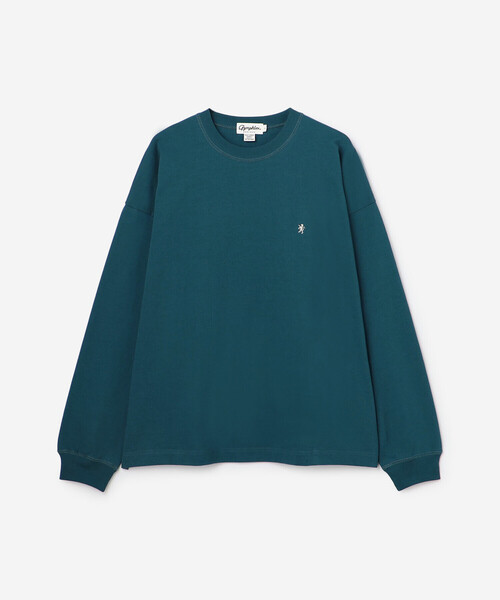 Bshop(ビショップ)の「Gymphlex | ヘビーウェイトジャージー 長袖ビッグTシャツ MEN(Tシャツ/カットソー・メンズ・ダークグレー/アイボリー/ブルー系その他・M/L)」の4枚目の写真