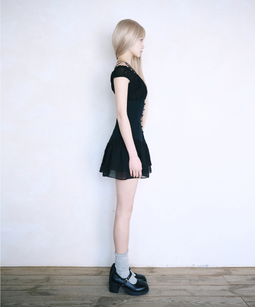 REISE MIYA（レイズミヤ）の「ニンフシャシャミニドレス[ブラック]（ワンピース・レディース・その他・SMALL/MEDIUM）」の5枚目の写真