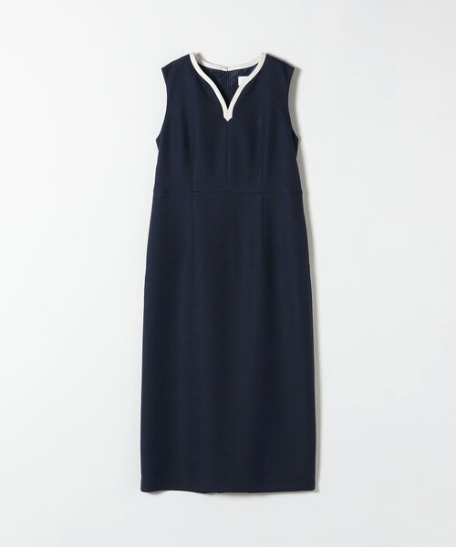 SHIPS any（シップス エニィ）の「〈洗濯機可能〉カーブネック ノースリーブ ワンピース［NAVY BLUE］（ワンピース・レディース・ナチュラル/ネイビー・ONE SIZE）」の17枚目の写真