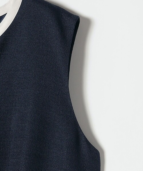 SHIPS any（シップス エニィ）の「〈洗濯機可能〉カーブネック ノースリーブ ワンピース［NAVY BLUE］（ワンピース・レディース・ナチュラル/ネイビー・ONE SIZE）」の19枚目の写真