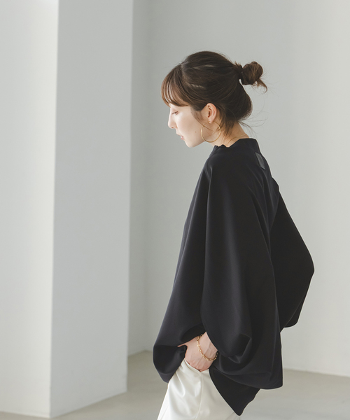 COGTHEBIGSMOKE(コグザビッグスモーク)の「《・セットアップ対応》COG THE BIGSMOKE/コグザビッグスモーク BELLE TOP(Tシャツ/カットソー・レディース・ホワイト/ブラック・FREE)」の14枚目の写真