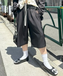 【セットアップで着られる】けっこうおっきめのカーゴタイプゆるハーパン