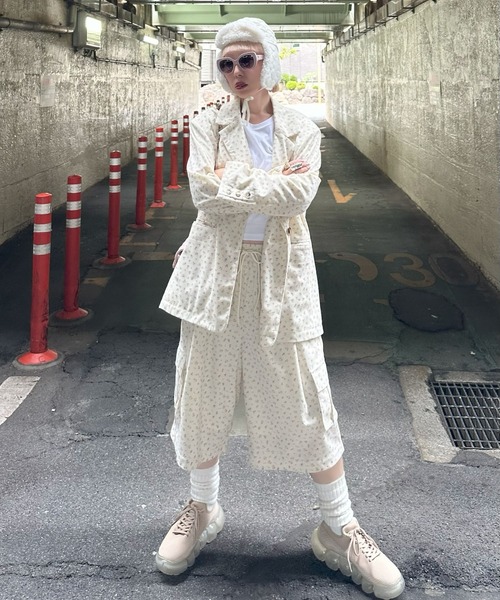 Alley Tokyo(アリートーキョー)の「【セットアップで着られる】けっこうおっきめのカーゴタイプゆるハーパン(その他パンツ・レディース・ブラック/グレー/オフホワイト・FREE)」の17枚目の写真