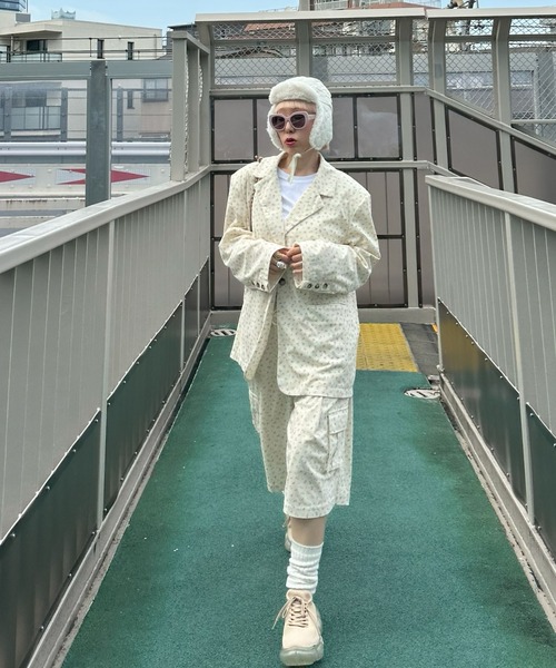 Alley Tokyo(アリートーキョー)の「【セットアップで着られる】けっこうおっきめのカーゴタイプゆるハーパン(その他パンツ・レディース・ブラック/グレー/オフホワイト・FREE)」の22枚目の写真
