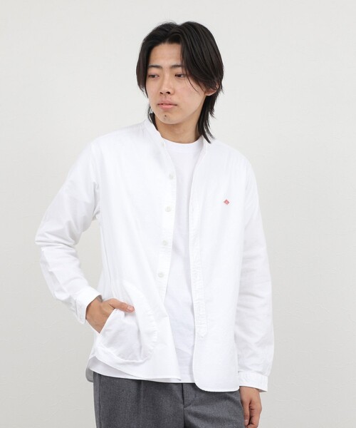 DANTON(ダントン)の「【DANTON/ダントン】SOX BAND COLLAR SHIRT(DT-B0280)(シャツ/ブラウス・メンズ・ホワイト/キナリ・38/40/42/44)」の5枚目の写真