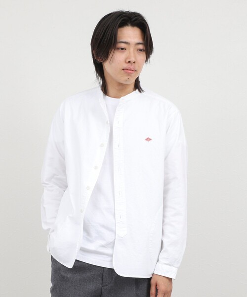 DANTON(ダントン)の「【DANTON/ダントン】SOX BAND COLLAR SHIRT(DT-B0280)(シャツ/ブラウス・メンズ・ホワイト/キナリ・38/40/42/44)」の6枚目の写真