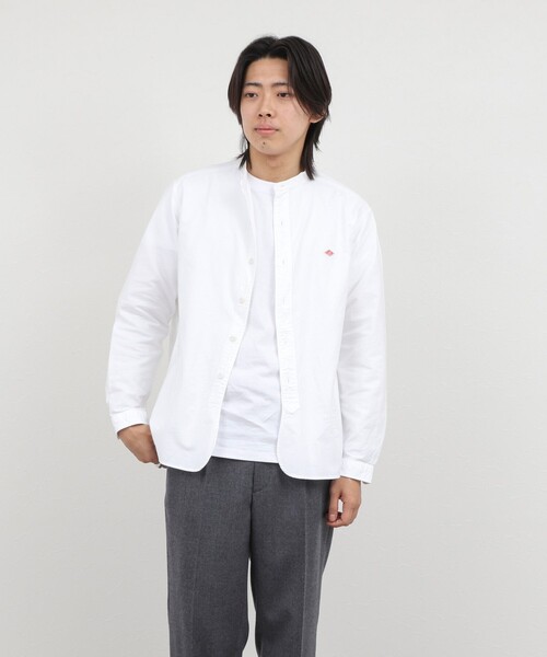 DANTON(ダントン)の「【DANTON/ダントン】SOX BAND COLLAR SHIRT(DT-B0280)(シャツ/ブラウス・メンズ・ホワイト/キナリ・38/40/42/44)」の7枚目の写真