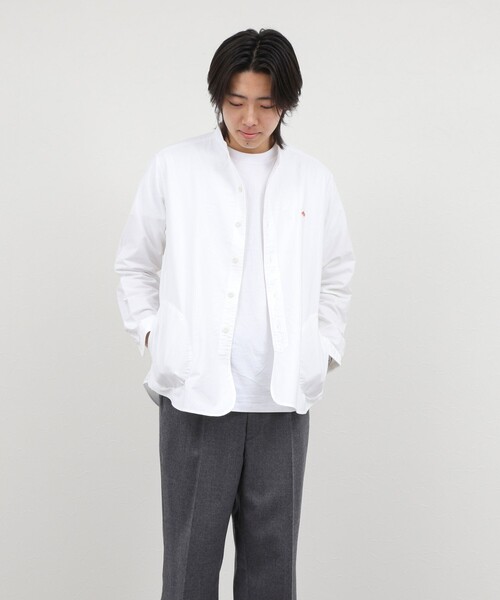 DANTON(ダントン)の「【DANTON/ダントン】SOX BAND COLLAR SHIRT(DT-B0280)(シャツ/ブラウス・メンズ・ホワイト/キナリ・38/40/42/44)」の8枚目の写真