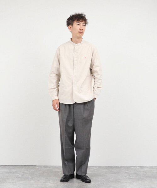DANTON(ダントン)の「【DANTON/ダントン】SOX BAND COLLAR SHIRT(DT-B0280)(シャツ/ブラウス・メンズ・ホワイト/キナリ・38/40/42/44)」の21枚目の写真