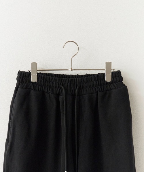 Chick（チック）の「Distressed sweatpants/汚れ加工スウェットパンツ 2026年 夏 夏服メンズ（スウェットパンツ・メンズ・ブラック・M）」の3枚目の写真