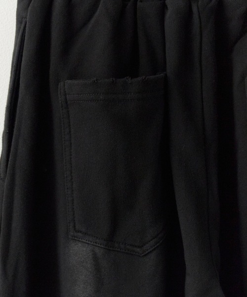 Chick（チック）の「Distressed sweatpants/汚れ加工スウェットパンツ 2026年 夏 夏服メンズ（スウェットパンツ・メンズ・ブラック・M）」の9枚目の写真