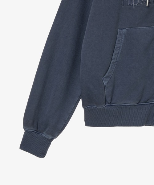 aeae(エーイーエーイー)の「WEB LOGO WASHED HOOD ZIP UP(パーカー・レディース・パープル/ネイビー/ブルー・FREE)」の7枚目の写真