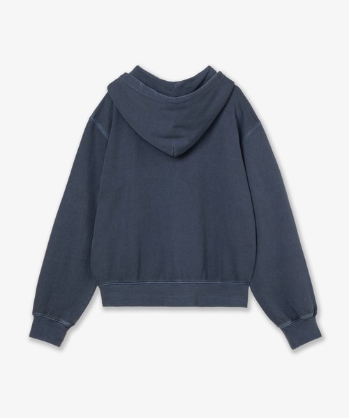 aeae(エーイーエーイー)の「WEB LOGO WASHED HOOD ZIP UP(パーカー・レディース・パープル/ネイビー/ブルー・FREE)」の6枚目の写真