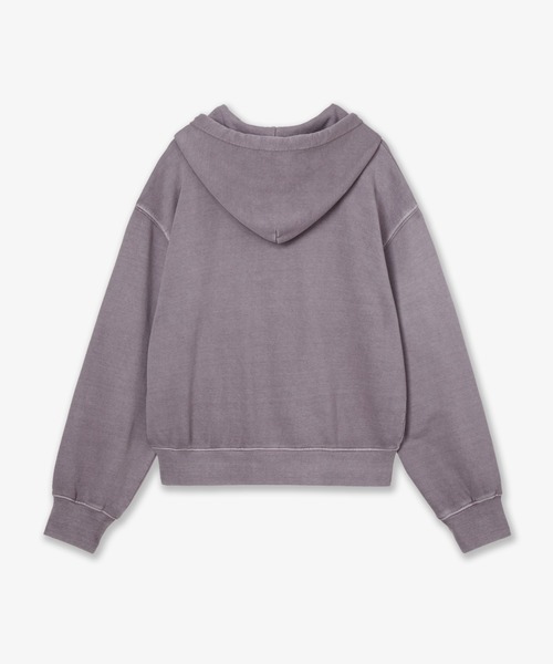 aeae(エーイーエーイー)の「WEB LOGO WASHED HOOD ZIP UP(パーカー・レディース・パープル/ネイビー/ブルー・FREE)」の14枚目の写真