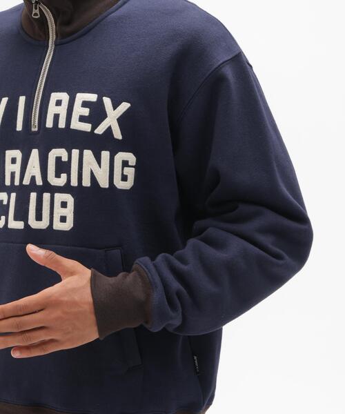 AVIREX(アヴィレックス)の「《A.A.R.C》PATCHED CLASSIC HALF ZIP / パッチド クラシック ハーフジップ / AVIREX / アヴィレックス(スウェット・メンズ・ネイビー/グレー・MEDIUM/LARGE/X-LARGE/XX-LARGE)」の3枚目の写真
