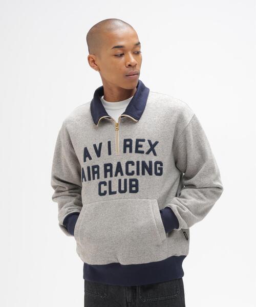 AVIREX(アヴィレックス)の「《A.A.R.C》PATCHED CLASSIC HALF ZIP / パッチド クラシック ハーフジップ / AVIREX / アヴィレックス(スウェット・メンズ・ネイビー/グレー・MEDIUM/LARGE/X-LARGE/XX-LARGE)」の12枚目の写真