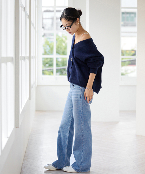 IENA(イエナ)の「upper hights/アッパーハイツ 別注 THE STELLA MUSE デニムパンツ(デニムパンツ・レディース・ブルー・22/23/24/25)」の8枚目の写真