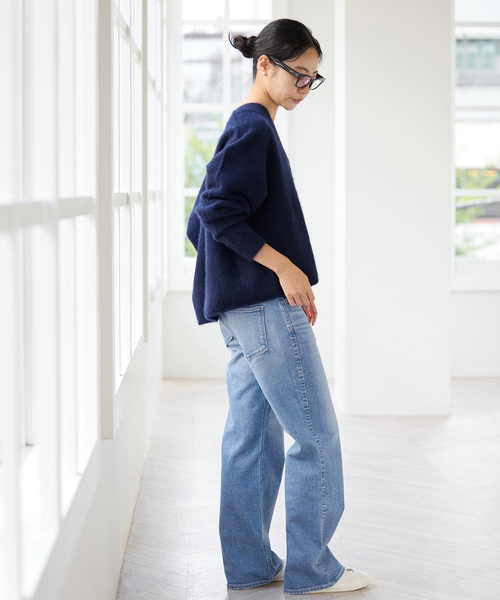 IENA(イエナ)の「upper hights/アッパーハイツ 別注 THE STELLA MUSE デニムパンツ(デニムパンツ・レディース・ブルー・22/23/24/25)」の9枚目の写真