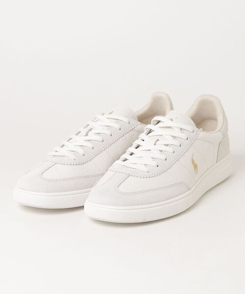 POLO RALPH LAUREN(ポロ ラルフ ローレン)の「ポロ ラルフ ローレン BEDFORD ベッドフォード スニーカー(スニーカー・メンズ・ホワイト・85/90/80)」の1枚目の写真
