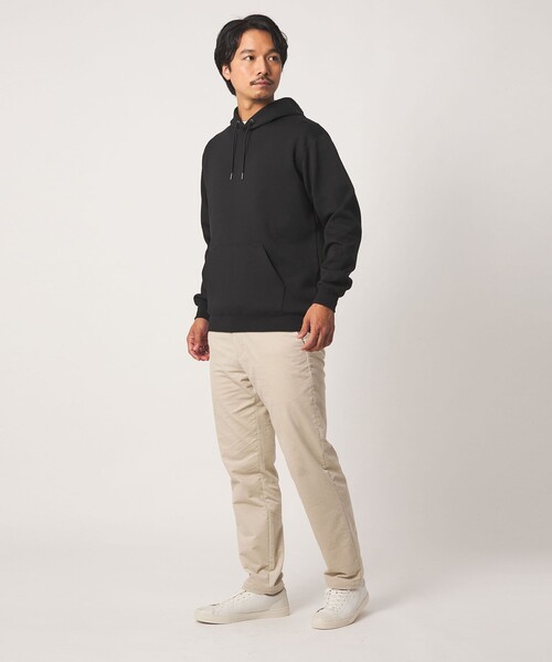 A DAY IN THE LIFE UNITED ARROWS(アデイインザライフユナイテッドアローズ)の「シャイニーダンボール リラックス パーカー<A DAY IN THE LIFE>(パーカー・メンズ・ブラック/ライトグレー/レッド・M/L)」の5枚目の写真